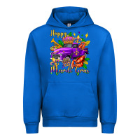 Cobalt happy mardi gras truck olivia Urban Hoodie - OliviaCreatesArt
