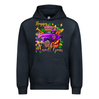 Navy happy mardi gras truck olivia Urban Hoodie - OliviaCreatesArt
