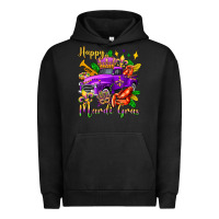 Pigment Black happy mardi gras truck olivia Urban Hoodie - OliviaCreatesArt
