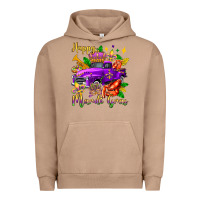 Pigment Burro happy mardi gras truck olivia Urban Hoodie - OliviaCreatesArt