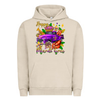 Pigment French Oak happy mardi gras truck olivia Urban Hoodie - OliviaCreatesArt