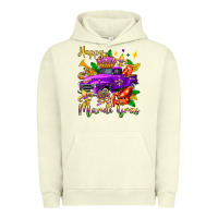 Pigment Pistachio happy mardi gras truck olivia Urban Hoodie - OliviaCreatesArt