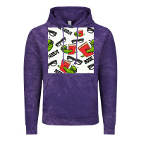 Cloud Purple bookworm seamless pattern Vintage Hoodie - BundleAndBundleShop