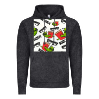 Vintage Black bookworm seamless pattern Vintage Hoodie - BundleAndBundleShop