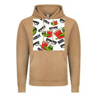 Vintage Camel bookworm seamless pattern Vintage Hoodie - BundleAndBundleShop