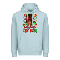 Blue Mist santas favorite cat mom Premium Hoodie - texasbilliewilder