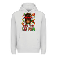 Dove Grey santas favorite cat mom Premium Hoodie - texasbilliewilder