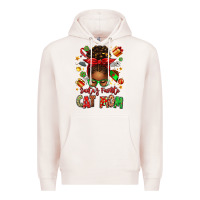 Pale Pink santas favorite cat mom Premium Hoodie - texasbilliewilder