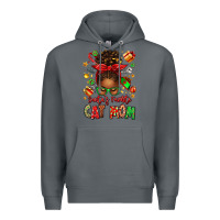 Rock santas favorite cat mom Premium Hoodie - texasbilliewilder