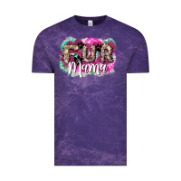 Cloud Purple fur mama Vintage Tee - NancyCooperArtShop