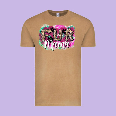 Fur Mama Vintage Tee Designed By Nancycooperartshop