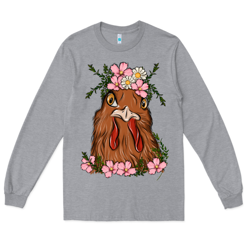 Chicken Long Sleeve Tee by MaliasSmallBusiness | Teevron