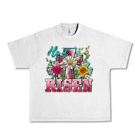 Lunar Rock he is risen cross easter Urban Heavy Tee - BarkalooDesign