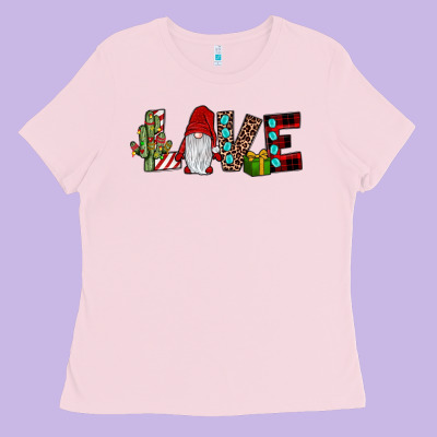 Love Gnome Ladies Tee Designed By Jahusdesignshop
