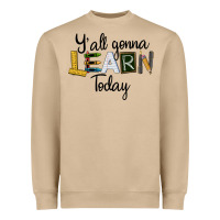 Mushroom Y'all Gonna Learn Today Heavyweight Sweatshirt - LillyAllenDesigns