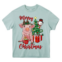 Arona merry christmas pig Heavy Core Tee - RanaPortraitStore