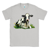Moon Dust holstein cow sitting Classic Tee - LillyAllenDesigns
