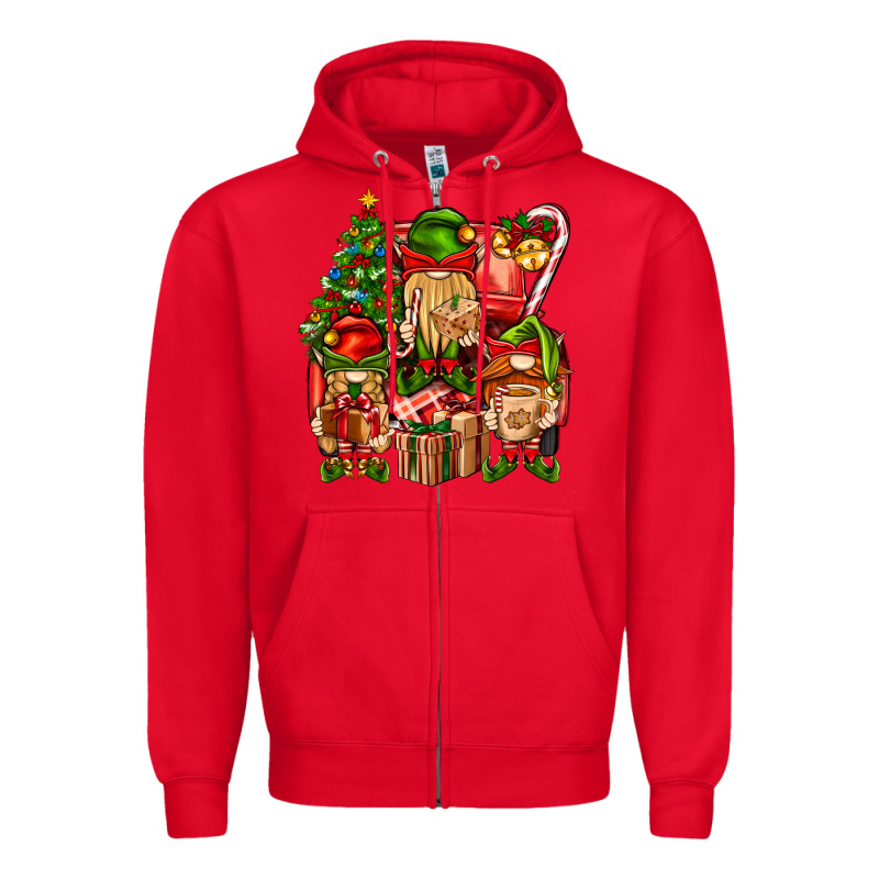 Christmas Elf Truck Zipper Hoodie by BundleAndBundleShop | Teevron