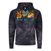 Cloud Black peace love fall ado Vintage Hoodie - AdoDesignShop