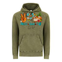 Vintage Olive peace love fall ado Vintage Hoodie - AdoDesignShop
