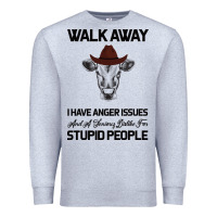 Trusting People Turned Me Into The Heifer I Am Tod  Black Premium Sweatshirt | Teevron