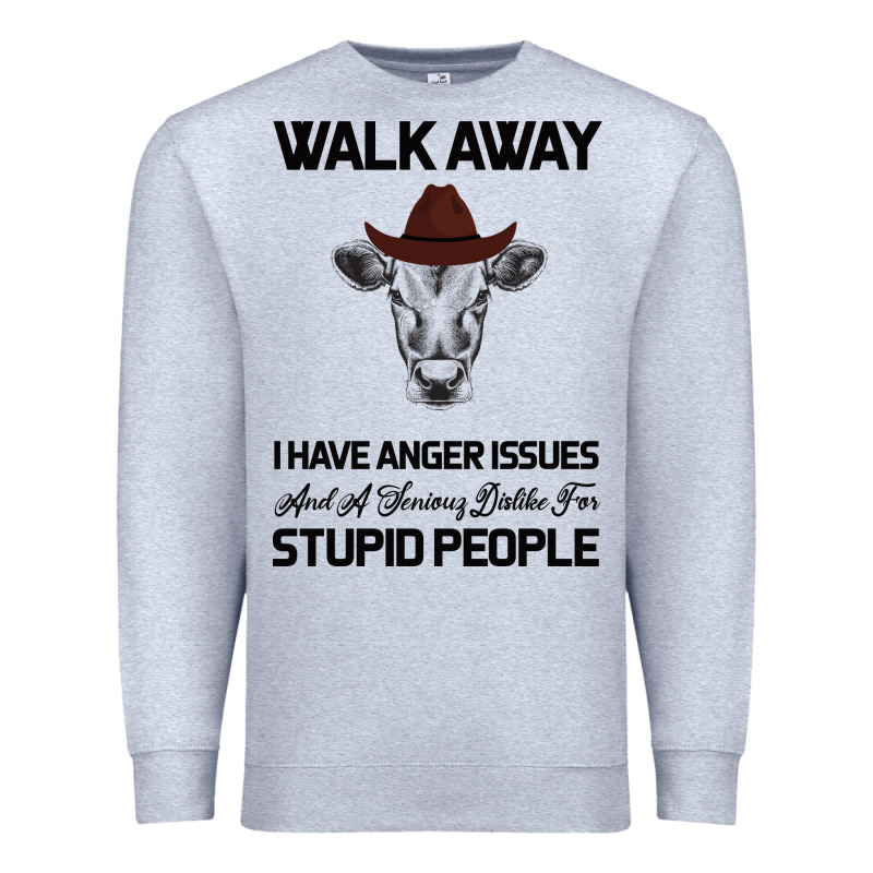 Trusting People Turned Me Into The Heifer I Am Tod  Black Premium Sweatshirt by Bettercallsaul | Teevron