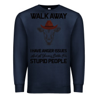 Navy trusting people turned me into the heifer i am tod  black Premium Sweatshirt - Bettercallsaul