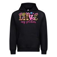 Black love my soldier olivia Urban Hoodie - OliviaCreatesArt