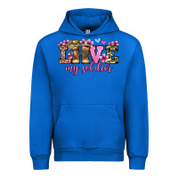 Cobalt love my soldier olivia Urban Hoodie - OliviaCreatesArt
