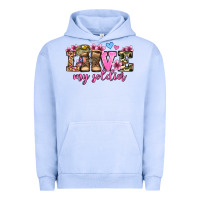 Pigment Grape Ice love my soldier olivia Urban Hoodie - OliviaCreatesArt