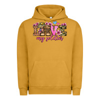 Pigment Peanut Butter love my soldier olivia Urban Hoodie - OliviaCreatesArt