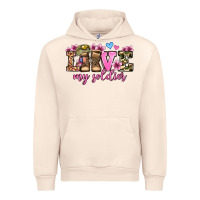 Sandshell love my soldier olivia Urban Hoodie - OliviaCreatesArt