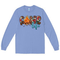 Colony Blue camp life Long Sleeve Tee - JahusDesignShop