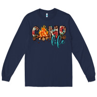 Navy camp life Long Sleeve Tee - JahusDesignShop
