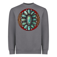 Storm turquoise gemstone christmas ornament Heavyweight Sweatshirt - Jasminsmagicworld