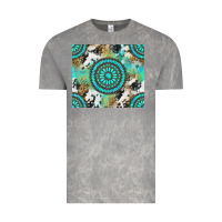 Cloud Rock gemstone leopard cowhide Vintage Tee - NancyCooperArtShop