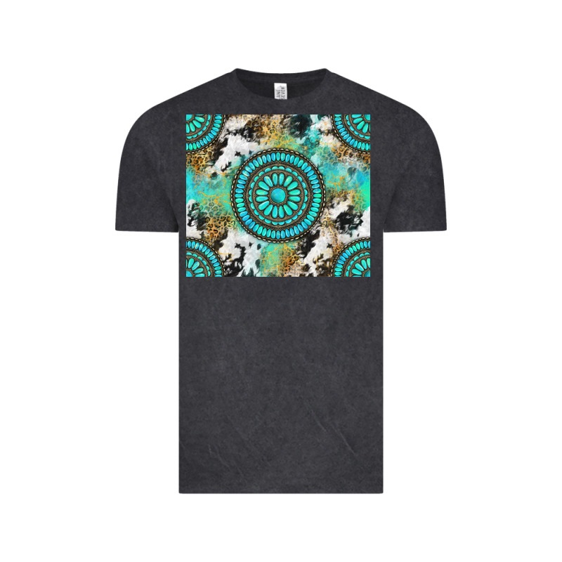 Gemstone Leopard Cowhide Vintage Tee by NancyCooperArtShop | Teevron