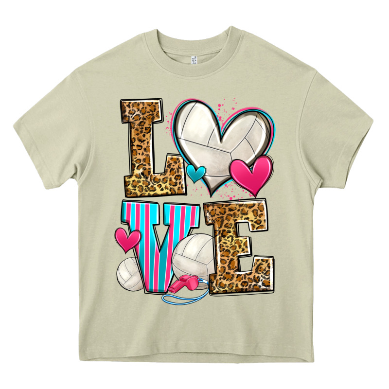 Love Volleyball Heavy Core Tee by Zillion Design Studio | Teevron