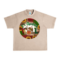 French Oak it's Christmas y'all reindeer Christmas Urban Heavy Tee - Jasminsmagicworld