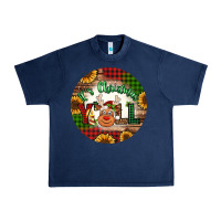 Navy it's Christmas y'all reindeer Christmas Urban Heavy Tee - Jasminsmagicworld