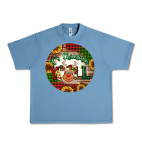 Pebble Blue it's Christmas y'all reindeer Christmas Urban Heavy Tee - Jasminsmagicworld