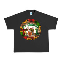 Pigment Black it's Christmas y'all reindeer Christmas Urban Heavy Tee - Jasminsmagicworld