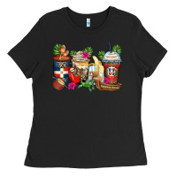 Black dominican republic coffee cups Ladies Tee - Zillion Design Studio