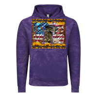 Cloud Purple westerm usa army boots Vintage Hoodie - Artiststas