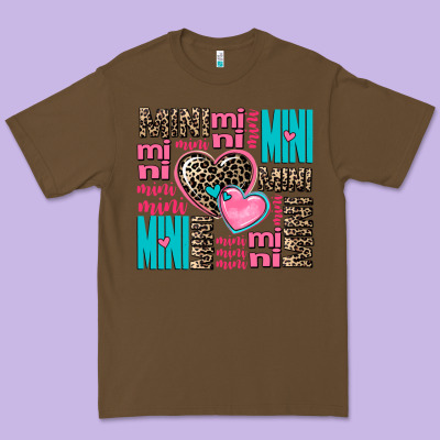 Mini Mini Mini With Hearts Premium Tee Designed By Adodesignshop