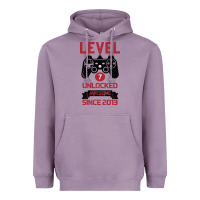 Lavender Kids Level 7 Unlocked Awesome Since 2013 Heavyweight Hoodie - Bettercallsaul