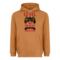 Meerkat Kids Level 7 Unlocked Awesome Since 2013 Heavyweight Hoodie - Bettercallsaul