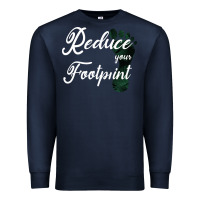 Navy Climate Change Reduce Your Carbon Footprint Gift Premium Sweatshirt - Bettercallsaul