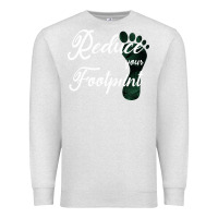 Oatmeal Heather Climate Change Reduce Your Carbon Footprint Gift Premium Sweatshirt - Bettercallsaul