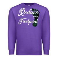 Purple Climate Change Reduce Your Carbon Footprint Gift Premium Sweatshirt - Bettercallsaul